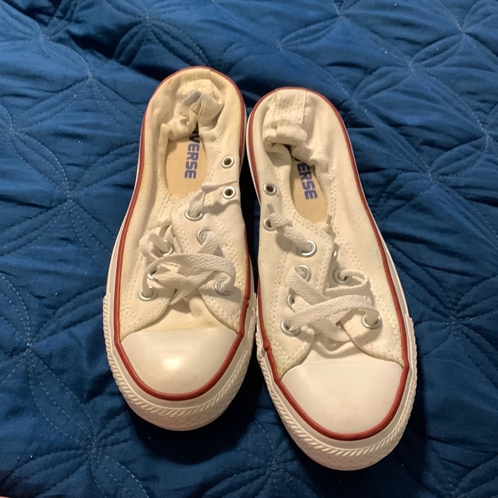 White Converse Like New sz 3y